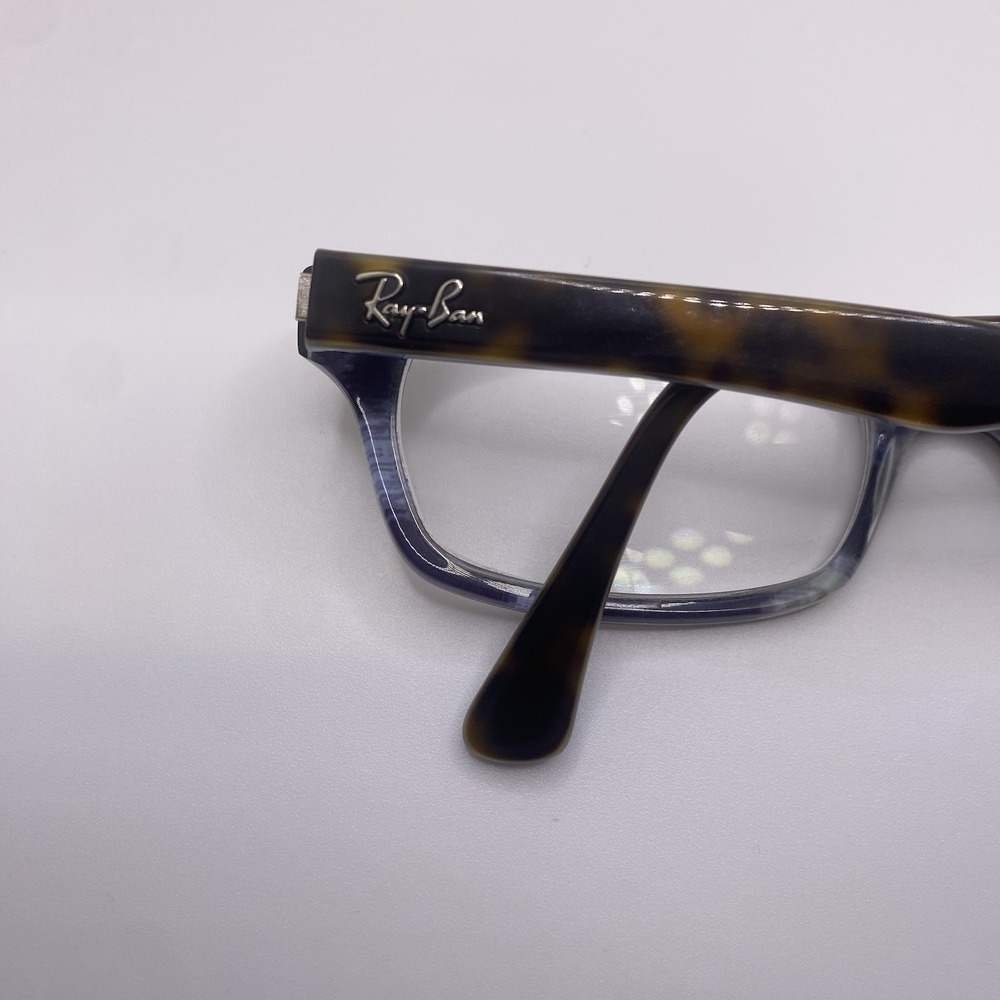 Ray-Ban Eyeglasses Women FRAMES ONLY RB 5150 50-19-135 Brown Tortoise Blue 485 - Picture 9 of 16